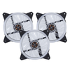 120mm Color LED Light Computer Case Cooling Fan Low Noise DC12V 4-pin 1200 RPM High Air Flow Computer Game Case 3 Pack