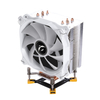 QiuzAim 120mm Computer CPU Cooling Fan 4 Heat Pipe Copper 1700-1200 RPM Quiet Illuminated Air Cooler Intel I5 I7 1366 1156 1151