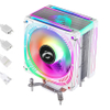 Computer CPU Cooler 4 Hot Copper Tube 120mm Quiet 5V ARGB Fan Air Cooling Universal Intel 2011 X79 X99