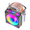 QiuzAim 12th Generation 1700 Computer 2/4/6 Heat Pipe CPU Cooler Fan 90mm Luminous 1150 Air-cooled 4-pin/PWM Silent 1200