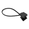 Molex to 3/4-Pin Fan Adapter 27CM Sleeved Power Cable with 12V Stable Output for PC Cooling Systems