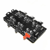 Molex 4-Pin Powered ARGB Hub 5V 3-Pin Addressable RGB Splitter with PWM Support for Multi-Device Sync & Cooling Management