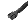 1 to 2/3/4 27cm PWM PC Fan Power Extension Cable CPU Chassis Cooler Fan Splitter Adapter 4-Pin Male to Female for Case Radiator