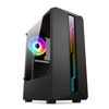 Full Tower ATX PC Case with 4 Fans 7 PCI Slots & 310mm GPU Support Dual Storage & USB 3.0 for High-Performance Gaming Builds