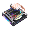 QiuzAim 12th Generation Downward Pressure CPU Heat Sink 4 Heat Pipe Desktop Computer 120mm Prism Fan PWM air Cooling 1155 1156