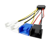 4-Port Fan Speed Hub Molex 4Pin to 3/4Pin Fan Splitter 3-Speed Switch 5V/7V/12V Voltage Regulation for Desktop PC Case Cooling