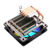 QiuzAim Air Cooled 2011 Heat Sink with Downward Pressure 4-copper Tube X99 CPU Fan 120mm Luminous E5 Computer X79 Silent PWM