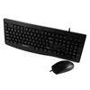 Durable Wired Keyboard & Mouse Combo 3-Million Click Switches with Comfortable Keycaps & Silent Splash-Proof Design