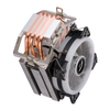 QiuzAim Desktop 4-heat Pipe Air-cooled CPU Heat Sink Computer LGA X79 X99 2011 Motherboard CPU Fan Silent 9cm Illuminated
