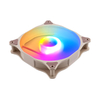 QiuAim 120mm (3/4/5/6 Pack) PC Cooling Fan 4-Pin PWM 3-Pin Universal Low Noise Colorful LED Lighting 12025 Computer Case Fan