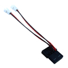 1-to-2 XH2.54 Fan Splitter Wire, Molex 4Pin Input Convert to Two 2Pin Adapters with Stable 12V Power for Desktop Case Coolers