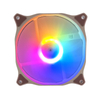 QiuAim 120mm (3/4/5/6 Pack) PC Cooling Fan 4-Pin PWM 3-Pin Universal Low Noise Colorful LED Lighting 12025 Computer Case Fan