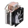 QiuzAim 2/4/6 Heat Pipe 1200 CPU Air Cooler Silent 90mm 3Pin Fixed Speed/4Pin PWM Fan RGB LED 12V for AM4/AM5 LGA1700/115X