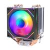 QiuzAim Computer 12th Generation CPU Heatsink 6 Heat Pipe 9cm with Light 4-pin/PWM Air-cooled I7 CPU Fan 1366-pin 1150