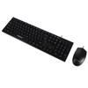 Black High Strength Micro Switch Antimicrobial Keyboard and Sanitary Mouse Set for Your Workspace Ergonomic Design Stylish Shape