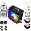 QiuzAim 1155 Four/Six Heat Pipe ARGB Cpu Heat Sink 120mm Shenguang Synchronous 2011/1700 CPU Fan Computer PWM Mute X79 X99