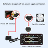 QiuzAim Prism 6S 6Pin ARGB Cooling Fan 3/4/5/6-Pack Options 120mm PWM Design with Motherboard Sync for Ultra-Quiet PC Builds