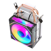 QiuzAim Cost-effective 90mm Fan 1700/2011 B85 Air CPU Cooler for AM4 CPUs E5 Computer ARGB Tower 2 Copper Heat Tube X79 Cooling
