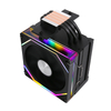 QiuzAim ARGB Computer Lga1700/2011cpu Heat Sink 4 Heat Pipes 120mm Prism PWM Fan B85 Silent 1150 1151 1851 X79 E5 AM5