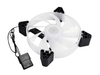 QiuzAim Low Decibel 120mm RGB PC Cooling Fan 4-Pin IDE Quiet Heat Dissipation Fan for Streaming Gaming PC Retail Reseller