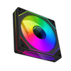 QiuzAim 120mm 4Pin/5V3Pin Prism 4Pro ARGB PC Cooling RGB Case Computer Cooler Fan Standard/Reverse Blades Black White Dual Color