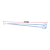 Customizable 4-Pin PWM Fan Splitter Cable 1 to 2 Motherboard CPU Cooler Extension Wire Dual Fan Y-Adapter with Speed Control