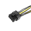 Dual SATA to 8-Pin PCIE Power Adapter Dual 15-Pin to 8(6+2)Pin Converter Cable for Graphics Card Power Supply