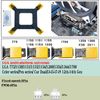 QiuzAim 2/4/6 Heat Pipe 1700 CPU Cooling Fan with Light 9cm Silent B85 Motherboard 1200 Pin PWM Temperature Control 1366 1151