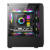 Water-Cooling Gaming Case 8x120mm Fan Ports 305mm GPU/160mm CPU Height M-ATX/ITX 240mm Radiator & Dual SSD/HDD USB3.0 ATX PSU