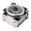 QiuzAim Desktop 4-heat Pipe Air-cooled CPU Heat Sink Computer LGA X79 X99 2011 Motherboard CPU Fan Silent 9cm Illuminated