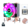 QiuzAim 90mm Desktop Computer 2011 Tower 6 Copper Tube CPU Heat Sink X99 Silent 4pin Computer CPU Fan X79 Server