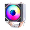 QiuzAim 4 Copper Tube 12th Generation 1700 Heat Sink CPU Fan Desktop B85 Motherboard LGA1150 with Light 4-pin/PWM Silent 90mm