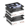QiuzAim 12th Generation CPU Heatsink 6 Heat Pipes Twin Towers 1700 Silent 90mm Air-cooled 1151 Desktop Computer CPU Fan 1155 AM5