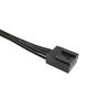 1-to-5 PWM Fan Hub Splitter: 4-Pin to 3-Pin Adapter for Multiple CPU & Chassis Cooling Fans with Stable Power Output