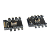 8-Port 3-Speed Manual Fan Speed Controller Hub, SATA & IDE Powered Adjuster for 3Pin/4Pin PC Chassis Cooling Fans
