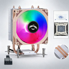 QiuzAim LGA2011 X79 Universal Tower CPU Air Cooled 90mm High Volume Fan 2 Heat Pipe PWM Air Cooled Heat Sink Supports X99/E5