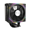 QiuzAim Computer 4 Heat Pipe 1700/2011cpu Heat Sink E5 with Cover PWM Air-cooled 120mm Color Light X79 Silent Fan B85/1366/AM5
