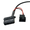 Dual-Voltage Fan Splitter: DC5521 to 4-Pin Molex & 3-Pin PWM Y-Cable with 5V/9V/12V Selectable Output for PC Fan Systems