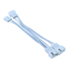 Triple PWM Fan Hub Connect 3x 4-Pin CPU Coolers to Single Motherboard Header with Speed Control & Stable Power Output